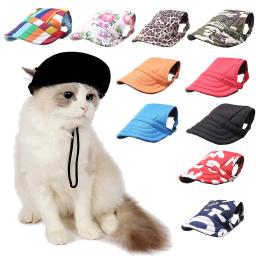 Pet Cão Chapéu Verão Protetor Solar Chapéu Boné De Beisebol Chapéu De Esportes Ao Ar Livre Com Orelha Buracos Ajustável Pet Hat Decoração Acessórios - Image 3