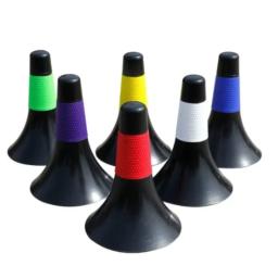 Cones de Treinamento Esportivo Obstáculo Colorido, Marcadores de Agilidade, Patinação Futebol, Basquete, Balde 23cm - Image 1