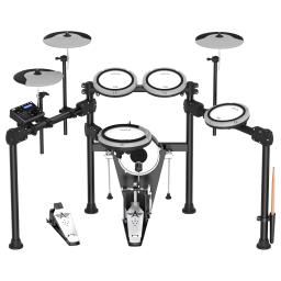 Aroma-Conjunto de Bateria Elétrica com Bluetooth Embutido, All Mesh 5 Drum,3 Pratos, TDX-23II - Image 1