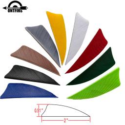 Turquia Pena Fletching Fletching para Arco e Flecha, Fletches Tiro com Arco, Acessórios DIY, 2 Polegada, 50 Pcs - Image 2