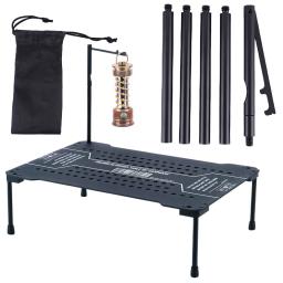 Mesa modular igt multifuncional dobrável para churrasco, mesa portátil de liga de alumínio para piquenique ao ar livre e pesca - Image 3