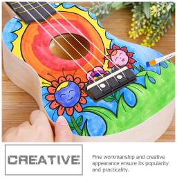 Madeira Ukulele DIY Kit para Iniciante, Instrumento De Cordas, Presente - Image 4