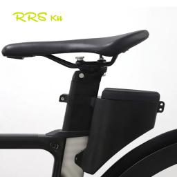 Rrskit-bicicleta assento tubo de armazenamento cauda saco, impermeável, casca dura, amortecedor, caindo tipo, sela saco para Road Bike - Image 5
