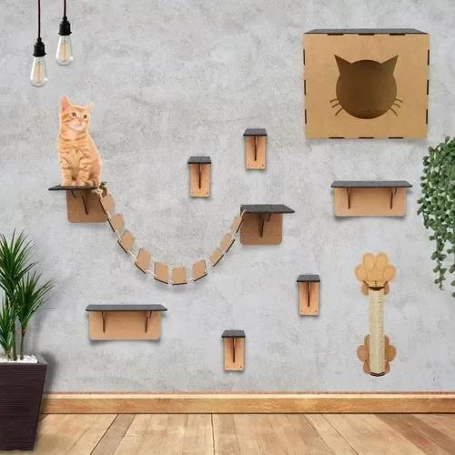 Conjunto de Brinquedos para Gatos: 8 Peças de Feltro, Arranhador e Catnip com Material Durável e Atraente