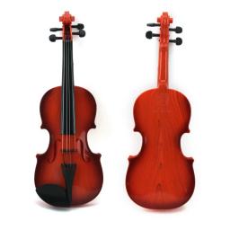 Violino acústico brinquedo com corda ajustável, Simulação instrumento musical, Prática brinquedo - Image 5