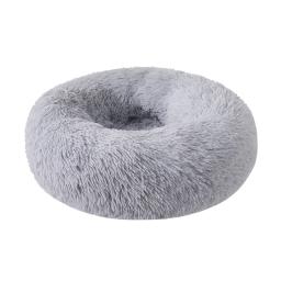 Pelúcia redonda Pet cama, cão e gato almofada, canil suprimentos, atacado, inverno - Image 3