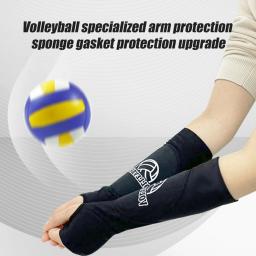 1 par de mangas esportivas para braço de vôlei, mangas para antebraço com almofadas de proteção, equipamento de vôlei para jovens, meninas, crianças e mulheres - Image 2