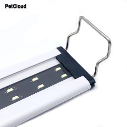 Aquário conduziu a luz para a lâmpada da grama do tanque de peixes super fino iluminação do aquário planta aquática clipe extensível lâmpada do tanque de peixes suprimentos - Image 3