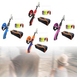 Pesca Rod e Reel Combo com carretel de pesca para crianças, viajando pólo para meninos e meninas, crianças e jovens - Image 4