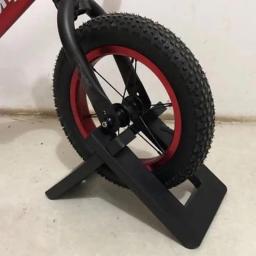Piso de bicicleta ajustável Estacionamento Rack Stand, Standing Bike Rack para crianças, tipo livre de ferramentas, 12in - Image 4