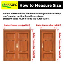 EROCACA-Porta de Tela com Zíper Bilateral, Heavy Duty, Impedir Cães, Gatos, Gatos, Correndo, Casa, Quarto, Sala de Estar, Tela - Image 2
