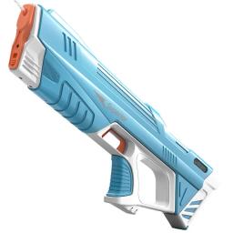 Arma de armazenamento de água automática para crianças, brinquedos de verão, praia, exterior, luta fantasia, meninos, jogo infantil, portátil, 43cm - Image 5