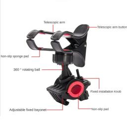 1 pçs suporte do telefone celular universal microfone suporte de bicicleta motor suporte do telefone para telefones inteligentes peças instrumento elétrico - Image 5