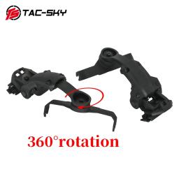 TAC-SKY 360 °   Adaptador de capacete tático rotativo, montagem em trilho de arco, compatível com fone de ouvido tático msa sordin - Image 3