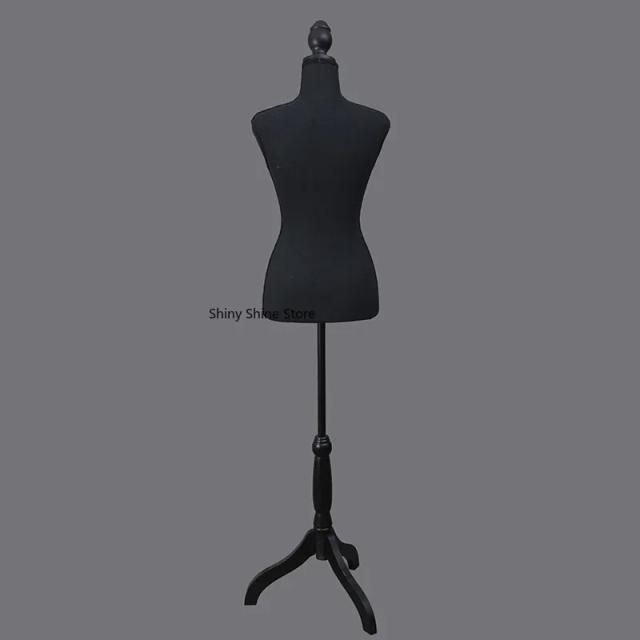Manequim Feminino de Costura em Espuma PU com Estampa de Linho - Modelo Expositor Versátil para Design de Roupas