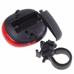 Alta qualidade bicicleta aviso de segurança led luz da bicicleta luzes laser led piscando lâmpada cauda luz traseira ciclismo 5 led + 2 laser - Image 6
