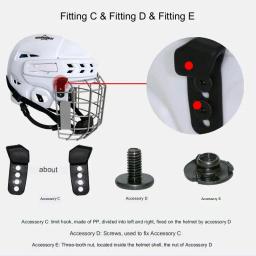 Acessórios para capacete de patinação, tensores, nozes, correias, queixo, correias de corda e outros acessórios, disponíveis para atacado - Image 5
