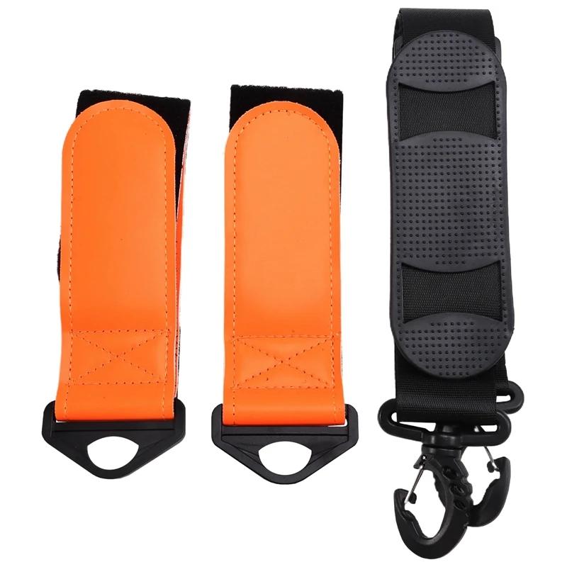 Correias ajustáveis para snowboard e pólo de esqui, alças portáteis para snowboard, acessórios de esqui de nylon duráveis para homens e mulheres. - Image 1