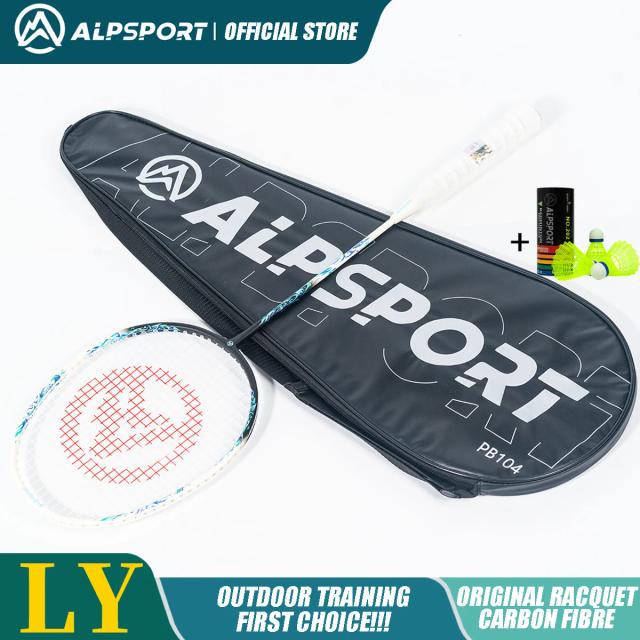 ALPSPORT Raquete de Badminton LY 4U G5 Fibra de Carbono Pro Offensive