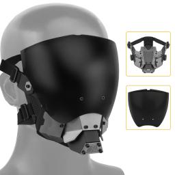 Máscara Facial Completa Respirável para Airsoft Paintball, CS Wargame, Máscara Esportiva, Removível, Dupla Face, Lente Anti-Nevoeiro, Equipamento de Proteção - Image 1