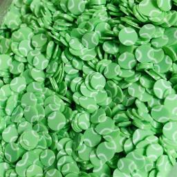 100g Mix Balls Futebol Basquetebol voleibol Fatias Polymer Clay Sprinkles DIY Slime Filling Acessórios Nail Decoration Craft - Image 4