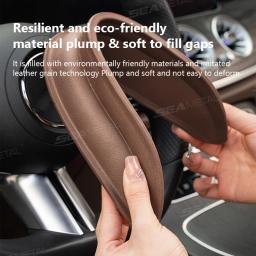Seametal plug-in assento de carro gap filler elástico poliuretano assento fenda tira de enchimento universal bloqueador de assento evitar queda - Image 3