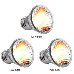 Lâmpada para répteis UVA e UVB, Basking para tartarugas, Luz UV, Luz de aquecimento, Espectro completo, Lâmpada solar para anfíbios, 25 W, 50 W, 75W, 1-10Pcs - Image 6