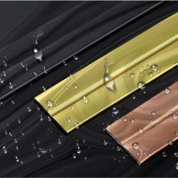 Fita decorativa autoadesiva do pvc, fundo do ouro, parede, canto interno, tira da decoração, mobília, borda da tabela, pára-choques anticolisão - Image 5