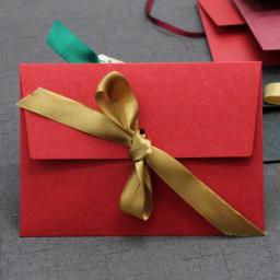 10 pçs/lote Fita Envelope De Papel Para O Convite de Seda de Cor Sólida Cachecol Máscara de Saco de Embalagem de Presente de Casamento de Embrulho - Image 5