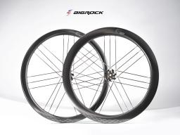 Novo bigrock grande pedra de fibra carbono estrada rodado 700c barril eixo carbono falou rodado catraca tambor, freio a disco rodado - Image 1