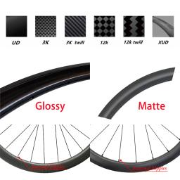 Aro de carbono 700C SL dianteiro 4045mm traseiro 4550mm de profundidade 31mm de largura RCRW bloqueio central cerâmica rolamento hub Wing20 raios rodado - Image 5