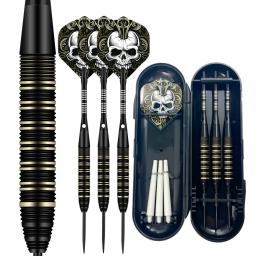 Profissional Aço Dica Dardos, Black Brass Barrels Set, Tiro com Arco, 22 g - Image 1