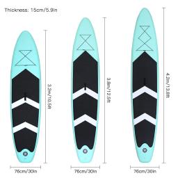 Inflável Stand Up Paddle Board, antiderrapante S UP Board, prancha de surf com bomba de ar Carry Bag, barco em pé, Wakeboard, Longboard - Image 3