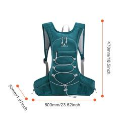 Impermeável caminhadas hidratação mochila, listra reflexiva, respirável, esportes ao ar livre, corrida, ciclismo - Image 6