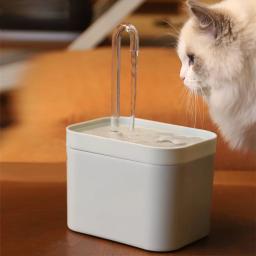 Ultra-Quiet Water Fountain Filtro, Automatic Pet Dog e Cat Dispenser de água, Prevenção Burnout, Recircular Filtrin, Filtro inteligente, 1.5L - Image 1