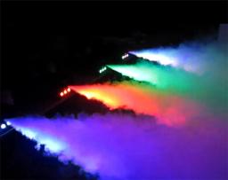 Máquina de fumaça profissional com controle remoto, equipamento de fumaça de led rgb, 500w - Image 6