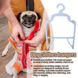 Pet Roupas Rack Cabides, Economia de espaço, Bonito Pet Vestuário, Flexível, Pequeno Cabide, Cão, Gato, Criança - Image 2