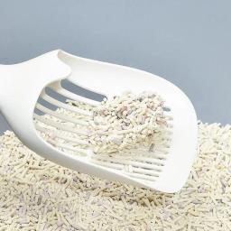Cat Litter Scoop Cocô Pan, Colher De Areia De Tofu, WC Pet Supplies, Produtos Domésticos, Caixa De Areia De Gato, 1Pc - Image 1
