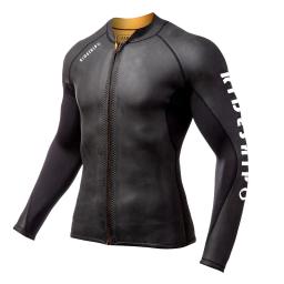 Oulylan-Fato molhado neoprene manga comprida para homens, jaqueta wetsuit, camisa térmica de 2mm, roupas de mergulho, mergulho, pesca submarina, 2021 - Image 1