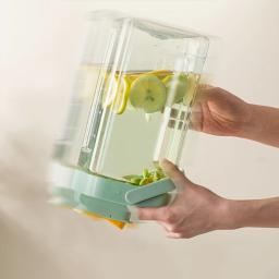 Grande Capacidade Sports Garrafa de Água, Outdoor Portable Drinkware Container, DIY Cold Beverage Dispenser, Chaleira Frigorífico, 3.5L - Image 3
