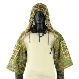ROCOTACTICAL-Respirável Sniper Ghillie Suit, Woodland Mesh, Nylon, Fundação para a Caça, Airsoft Wargame, Viper Hood - Image 4