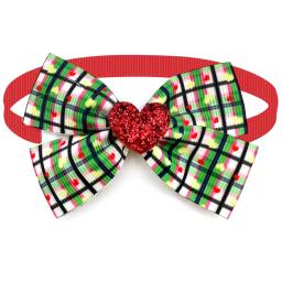 Laços ajustáveis para Pet, Holiday BowTie, Grooming Suprimentos para cães pequenos e gatos, Dia dos Namorados, 50 PCs, 100PCs - Image 3