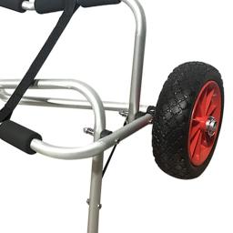 Carrinho de caiaque dobrável com rodas de areia, Heavy Duty Widen, rodas de praia, dolly para caiaque, esportes aquáticos, atividades ao ar livre, canoagem - Image 5