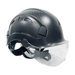 ABS Capacete De Segurança Com Óculos De Proteção, Cap Trabalho De Construção, Chapéu De Proteção, Escalada Equitação, Trabalho Ao Ar Livre, Capacete De Resgate, CR08X - Image 4