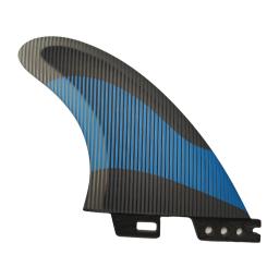 Quilha Epoxy Resin Fiberglass Surf, FCS 2, Blue, MF, Médio, G5, Prancha Thruster, Fins, Novo - Image 2