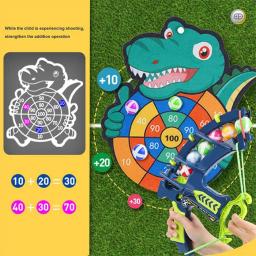 Montessori Lance Esporte Slingshot Alvo Sticky Ball Dartboard Basketball Board Games Educacional Jogo das crianças ao ar livre brinquedo - Image 3