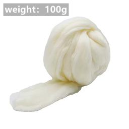 Fio de lã para feltragem por agulha, fibra de lã, Spinning artesanal, DIY Craft Materials, feltragem úmida, 3.53oz - Image 1