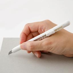 MIDORI Small Pen Cutter, Utility Knife, Combinando 6mm, 45 ° Angle, Refill Spare Blade, Art Artesanato Ferramentas para cortar fita de papel - Image 2
