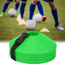 Cones de Futebol Esportivo Flexíveis para Crianças, Heavy Duty Field Cone Markers, Exercício de Agilidade, Obstáculos, Evitar Treinamento, 50 Pcs, 10Pcs - Image 2