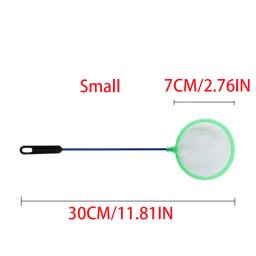 1pc malha fina acessórios do aquário aço inoxidável lidar com aquário tanque de peixes pesca rede de pouso para peixes acessórios - Image 6